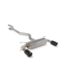 Ligne d'échappement inox Cat-Back à valves SCORPION pour BMW 340i(x) F30 F31 (2015-2018)