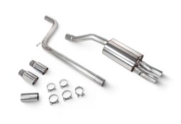 Ligne d'échappement inox Fap-Back SCORPION pour VW POLO GTI 207Ch AW (2021+)(Race)