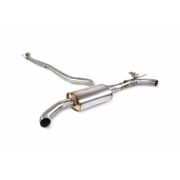Ligne d'échappement inox Fap-Back à valves SCORPION pour MERCEDES A45S AMG W177 (2019-2026)