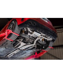 Ligne d'échappement inox Fap-Back à valves SCORPION pour MERCEDES A45S AMG W177 (2019-2026)