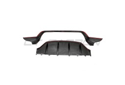 Diffuseur arrière Carbone CT CARBON pour PORSCHE TAYCAN 4 4S TURBO (2020-2024)