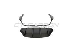 Diffuseur arrière Carbone CT CARBON pour PORSCHE TAYCAN 4 4S TURBO (2020-2024)