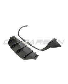 Diffuseur arrière Carbone CT CARBON pour PORSCHE TAYCAN 4 4S TURBO (2020-2024)