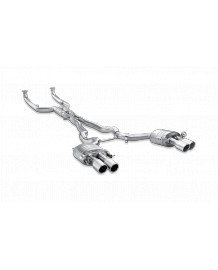 Echappement AKRAPOVIC Bmw M6 F12 F13 - Ligne Cat-Back à valves (2011+)