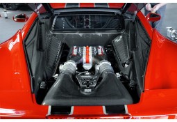 Caches moteur Carbone CAPRISTO pour FERRARI 458 Italia