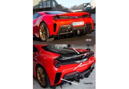 Pare-chocs arrière Carbone CAPRISTO pour FERRARI 488 PISTA Pare-chocs arrière Carbone CAPRISTO pour FERRARI 488 PISTA