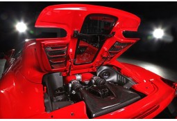 Capot moteur carbone avec vitre CAPRISTO pour FERRARI 458 Spider Capot moteur carbone avec vitre CAPRISTO pour FERRARI 458 Spider