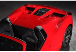 Capot moteur carbone avec vitre CAPRISTO pour FERRARI 458 Spider Capot moteur carbone avec vitre CAPRISTO pour FERRARI 458 Spider