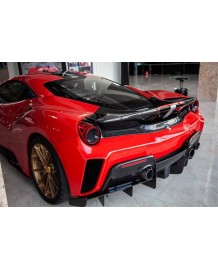 Pare-chocs arrière Carbone CAPRISTO pour FERRARI 488 PISTA