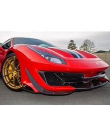 Spoiler avant Carbone CAPRISTO pour FERRARI 488 PISTA