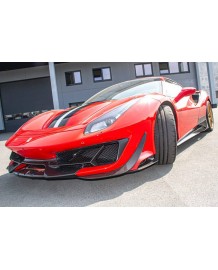 Spoiler avant Carbone CAPRISTO pour FERRARI 488 PISTA