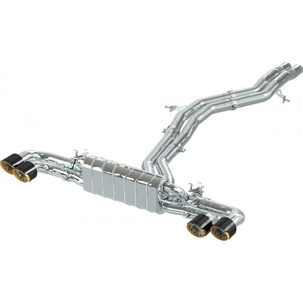 Echappement CAPRISTO pour Porsche Cayenne V6 / E-Hybrid 9Y 536 E3 PSE (2024+)- Ligne Fap-Back à valves Race