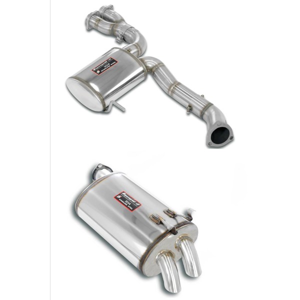 Ligne d'échappement inox SUPERSPRINT pour MERCEDES SL600 R129 V12 394Ch (1996-2001) Ligne d'échappement inox SUPERSPRINT pour MERCEDES SL600 R129 V12 394Ch (1996-2001)