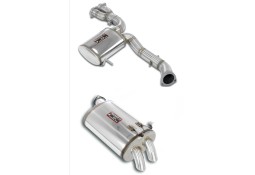 Ligne d'échappement inox SUPERSPRINT pour MERCEDES SL500 R129 V8 306/320/326Ch M119/M113 (1989-2001)