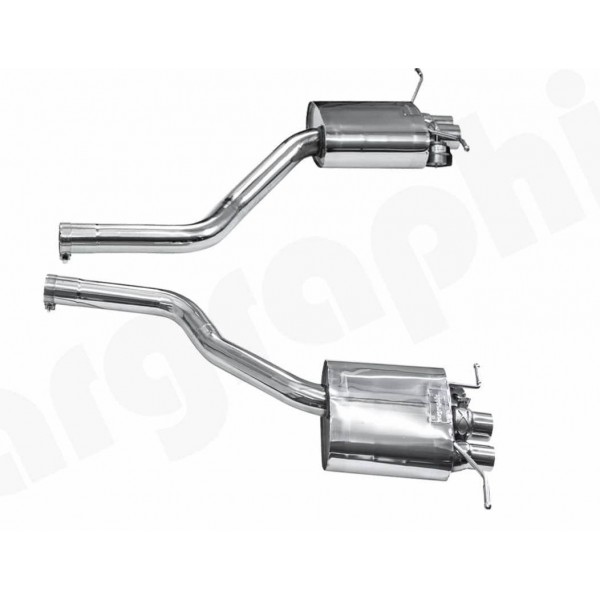 Silencieux d'échappement inox à valves CARGRAPHIC pour Bentley Continental GT/GTC V8 (2012-2018) Silencieux d'échappement inox à valves CARGRAPHIC pour Bentley Continental GT/GTC V8 (2012-2018)