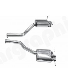 Silencieux d'échappement inox à valves CARGRAPHIC pour Bentley Continental GT/GTC V8 (2012-2018)