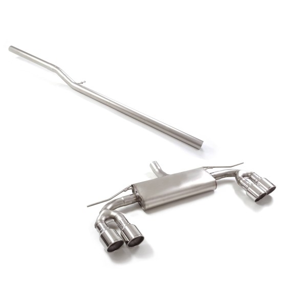 Echappement inox RAGAZZON pour CUPRA Formentor VZ 1.5 e-Hybrid 177/272Ch (06/2024+)- Ligne Fap-Back 4 Sorties Echappement inox RAGAZZON pour CUPRA Formentor VZ 1.5 e-Hybrid 177/272Ch (06/2024+)- Ligne Fap-Back 4 Sorties