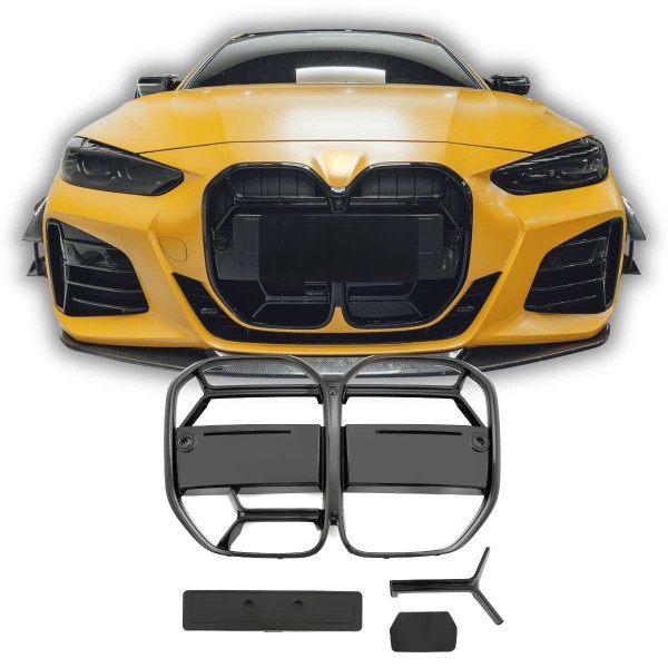 Calandre look BMW M3 G80 G81 / M4 G82 pour BMW Serie 4 G22 Pack M (2020-2025)(ACC) Calandre look BMW M3 G80 G81 / M4 G82 pour BMW Serie 4 G22 Pack M (2020-2025)(ACC)