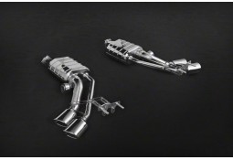 Echappement inox CAPRISTO pour MERCEDES G63 AMG G500 W463 (2012-2017) - Silencieux à valves ECE