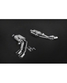 Echappement inox CAPRISTO pour MERCEDES G63 AMG G500 W463 (2012-2017) - Silencieux à valves ECE