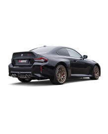 Echappement AKRAPOVIC pour BMW M2 G87 Coupé + CS (2023+)- Ligne Cat-Back Titane à valves