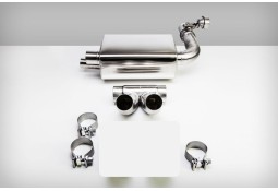 Echappement inox TECHART pour Porsche 718 Boxster / Cayman + S + GTS + T -Silencieux à valves Racing
