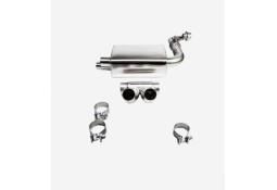 Echappement inox TECHART pour Porsche 718 Boxster / Cayman + S + GTS + T -Silencieux à valves Racing