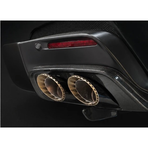 Silencieux d'échappement + Embouts CAPRISTO pour FERRARI 12 CILINDRI Silencieux d'échappement + Embouts CAPRISTO pour FERRARI 12 CILINDRI