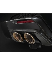 Silencieux d'échappement + Embouts CAPRISTO pour FERRARI 12 CILINDRI