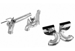 Silencieux d'échappement inox à valves NOVITEC pour FERRARI Daytona SP3