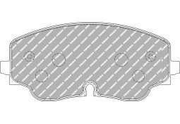Plaquettes de freins avant FERODO RACING DS2500 pour VW GOLF 8R