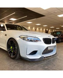 Spoiler avant Carbone CT CARBON pour BMW M2 F87 N55 (2014-2017)(V3)