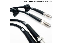Durites / Flexibles de freins aviation AVX pour PORSCHE 987 + 981 + 981 GT4