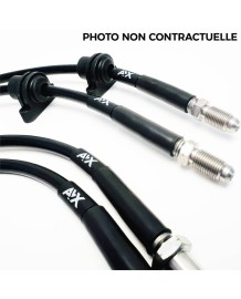 Durites / Flexibles de freins aviation AVX pour PORSCHE 987 + 981 + 981 GT4