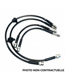Durites / Flexibles de freins aviation AVX pour PORSCHE 987 + 981 + 981 GT4