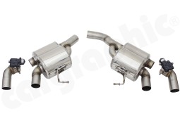 Echappement CARGRAPHIC pour Porsche Macan S / GTS / Turbo (2014+)(2019-2021) -Silencieux à valves Echappement CARGRAPHIC pour Porsche Macan S / GTS / Turbo (2014+)(2019-2021) -Silencieux à valves