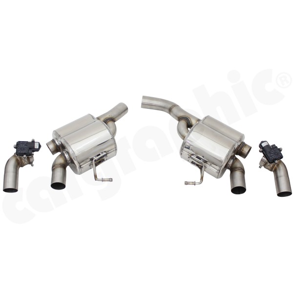 Echappement CARGRAPHIC pour Porsche Macan S / GTS / Turbo (2014+)(2019-2021) -Silencieux à valves Echappement CARGRAPHIC pour Porsche Macan S / GTS / Turbo (2014+)(2019-2021) -Silencieux à valves