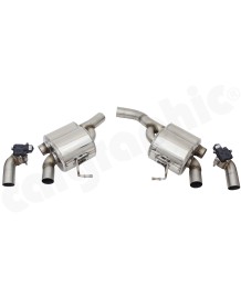 Echappement CARGRAPHIC pour Porsche Macan S / GTS / Turbo (2014+)(2019-2021) -Silencieux à valves