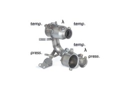 Downpipe + Catalyseurs sport / Suppression de FAP RAGAZZON pour AUDI A3 2.0 TDI 8V 150/184Ch (2012-2018)