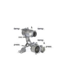 Downpipe + Catalyseurs sport / Suppression de FAP RAGAZZON pour AUDI A3 2.0 TDI 8V 150/184Ch (2012-2018)