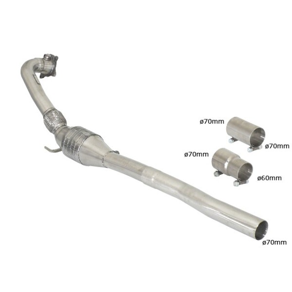 Downpipe + Catalyseurs sport RAGAZZON pour VW GOLF 6R 2.0 TSI 270Ch (2010+)