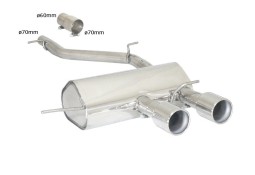 Silencieux d'échappement inox RAGAZZON pour VW GOLF 6R 2.0 TSI 270Ch (2010+)
