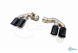 Embouts d'échappement inox 4 Sorties DCE PARTS pour AUDI Q8 60/55 TFSIe Hybrid S-line 4M (2024+)