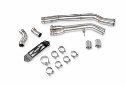 Suppression de filtres à particules Single Mid Pipe inox SCORPION pour BMW M2 Competition F87N S55 (2018-2022)