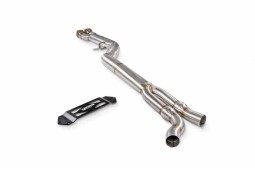 Suppression de filtres à particules Single Mid Pipe inox SCORPION pour BMW M2 Competition F87N S55 (2018-2022)