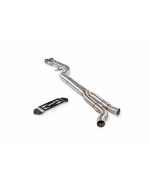 Suppression de filtres à particules Single Mid Pipe inox SCORPION pour BMW M2 Competition F87N S55 (2018-2022)
