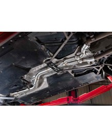 Suppression de filtres à particules Single Mid Pipe inox SCORPION pour BMW M2 Competition F87N S55 (2018-2022)