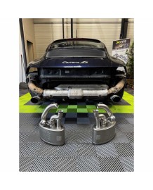 Silencieux d'échappement Inox à valves EVOX pour PORSCHE 993