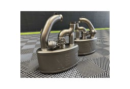 Silencieux d'échappement Inox à valves EVOX pour PORSCHE 993 Silencieux d'échappement Inox à valves EVOX pour PORSCHE 993
