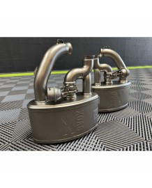 Silencieux d'échappement Inox à valves EVOX pour PORSCHE 993